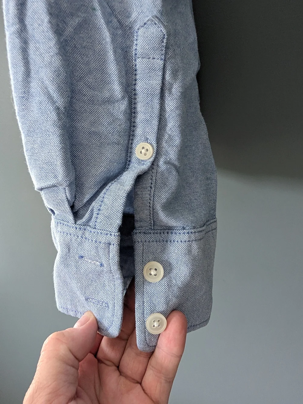 J. Crew Light Blue Women's Button-Down Shirt